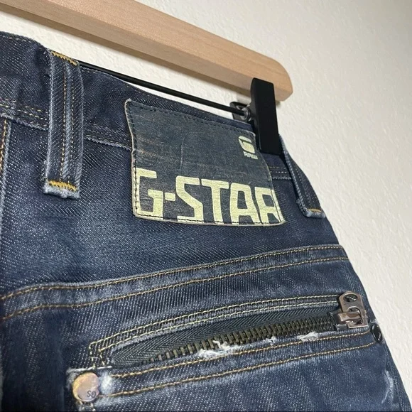 G-Star Raw3301 Dark Wash Attacc Straight Jeans